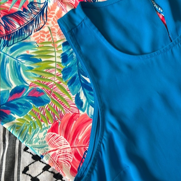 Gibson Blue  Swim Coverup Top - Picture 14 of 14